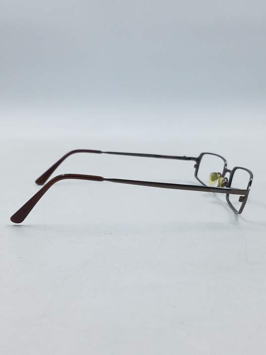 Versace Rectangle Bronze Eyeglasses image number 4