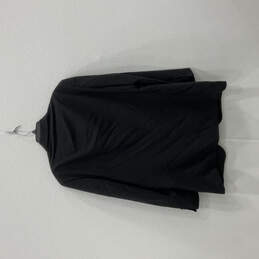 Mens Black Long Sleeve Notch Collared Pockets Three Button Blazer Size 42L alternative image