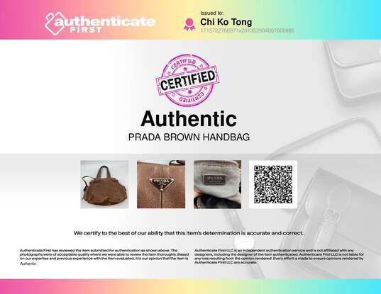 Prada Brown Handbag image number 7