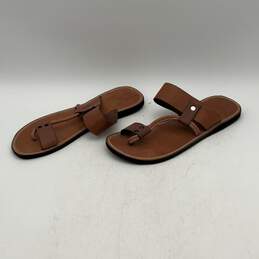 Kilimanjaro Tanzania Womens Brown Toe Ring Slip On Slide Sandals Size 44 alternative image