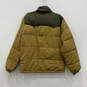 NWT Mens Green Tan Long Sleeve Pockets Full-Zip Puffer Jacket Size Medium image number 2