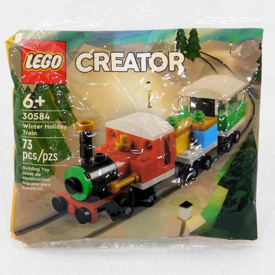 Lot Of 3 Lego Poly Bags Holiday Train Santa Claus  Sealed image number 4
