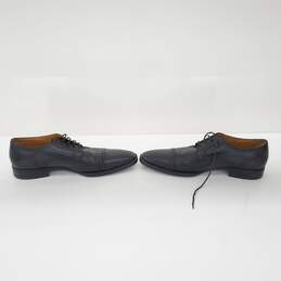John W. Nordstrom Italy Black Leather Men's Size 11 Dress Shoes alternative image