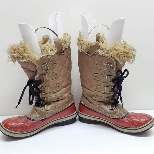 Sorel Trail Autumn Bronze Tofino Joan Snow Boot Women's Size 7 image number 2