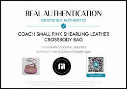 Coach Small Pink Shearling Leather Crossbody Bag AUTHENTICATED alternative image
