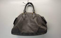 Marc by Marc Jacobs Leather Ozzie Square Aiden Tote Grey