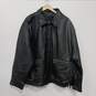 Jos A Bank Men's Black Leather Jacket Size XXL image number 1