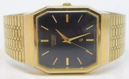 VNTG Men's Citizen Quartz 6031-S24159 Gold Tone Analog Watch
