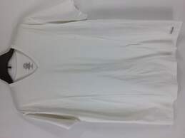 Calvin Klein Men Short Sleeve V-Neck XL White