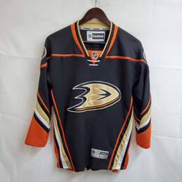 Reebok NHL YOUTH Anaheim Ducks Alternate Premier Jersey Black Size L/XL