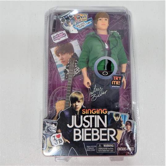 Singing Justin Bieber Doll One Less Lonely Girl NIB image number 1