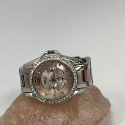 Designer Fossil Riley ES2251 Silver-Tone Round Dial Analog Wristwatch