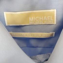 Michael Kors Men Blue Button Up Sz XL NWT alternative image