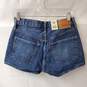 Levi's Blue Jean Shorts Size 27 image number 2
