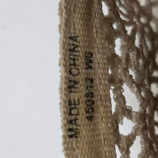 TOMS Alpargata White Knit Crochet Slip On Flats Shoes Women's Size 6 image number 7