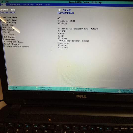Dell Inspiron 3531 15in Laptop Intel Celeron N3050 CPU 2GB RAM 500GB HDD #2 image number 8