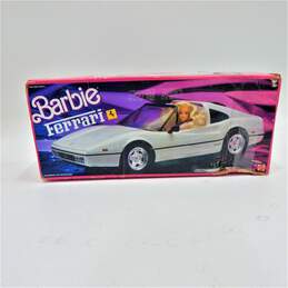 Barbie White Ferrari Vehicle 1990 Mattel 3564