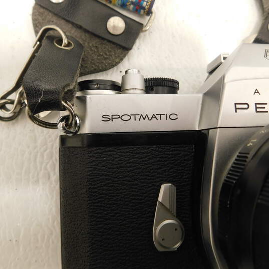 Asahi Pentax Spotmatic SP II SLR 35mm Film Camera W/ Lenses Accessories & Case image number 29