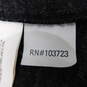 Armani Collezioni Grey Wool Ruffle Trim Peplum Blazer Women's Jacket Size 4 with COA image number 8