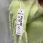 NWT Madewell Womens Neon Green Fringe Rectangle Neck Scarf One Size image number 3