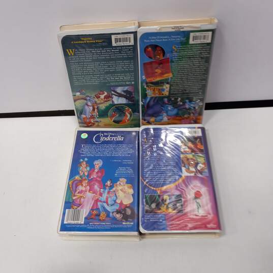 Disney The Classics VHS Animated Movies Assorted 4pc Lot image number 3