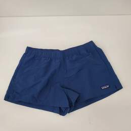 Patagonia WM's Tidepool Blue Barely Baggies Shorts Size M