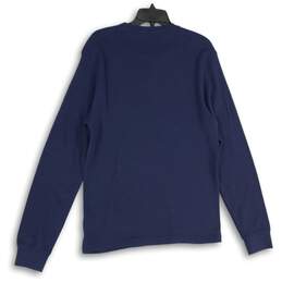 NWT J. Crew Mens Navy Blue Knitted Crew Neck Long Sleeve Pullover Sweater Size L alternative image