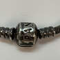 Designer Pandora 925 ALE Sterling Silver Chain Barrel Clasp Charm Bracelet image number 4