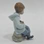 Vintage Lladro Nao 1037 Boy With Rabbit Figurine image number 4