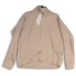 1Workshop Republic Clothing Womens Stone Long Sleeve Pullover Sweatshirt Size XL