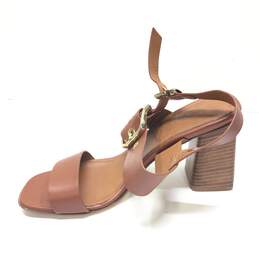 Napoleni Brown Heels Size 7 alternative image