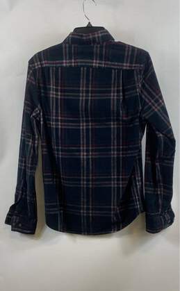 NWT Express Mens Multicolor Plaid Long Sleeve Collared Button-Up Shirt Size XS alternative image