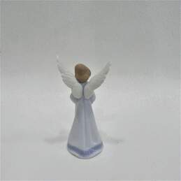 Retired Lladro Joy In My Heart 6908 Glazed Porcelain Figurine Angel Tree Topper alternative image