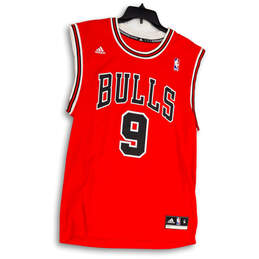 Mens Red NBA Chicago Bulls Luol Deng #9 Basketball Jersey Size Medium