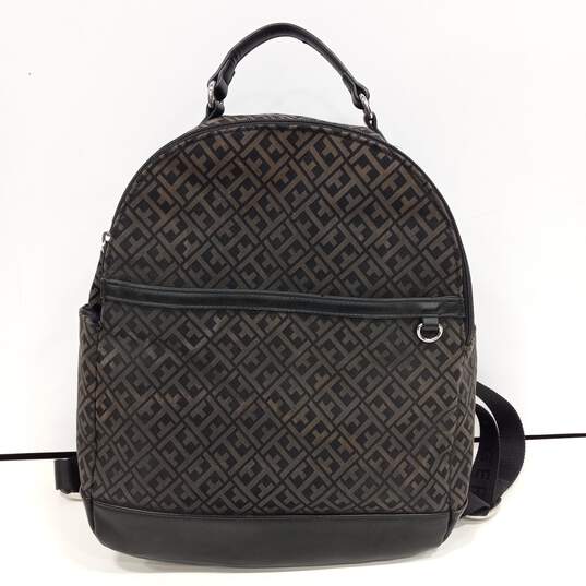 Tommy Hilfiger Monogram Pattern Backpack Purse & Crossbody Handbag Bundle image number 3