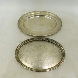 Vintage Reed & Barton Large Silverplate Oval Tray Bundle