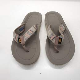 TEVA Flip Premier Flip Flop Sandals in Beach Break Desert Sage Men's Size 9