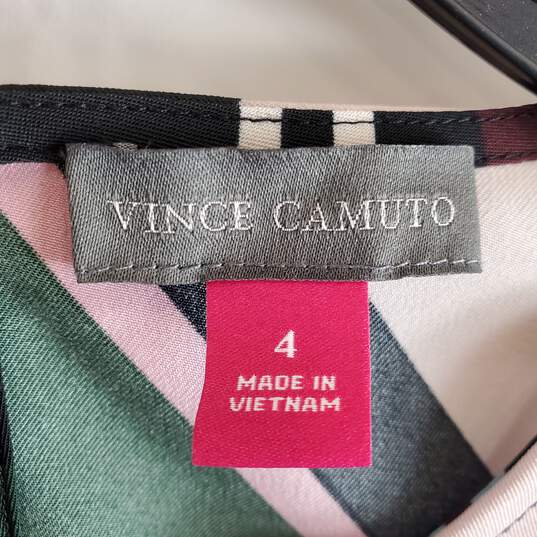 Vince Camuto Multicolor Pattern Sheath Dress Sz 4 image number 3