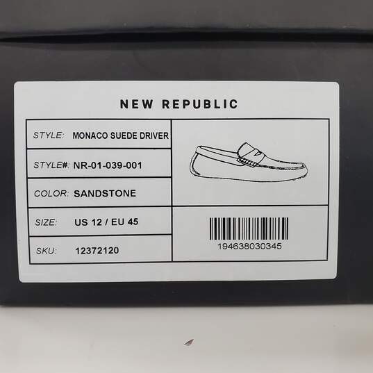 New Republic Men's Monaco Sandstone Beige Suede Driver Slip On Shoes Size 12 image number 5