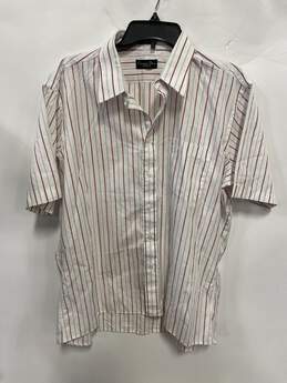 Christian Dior Men Striped Button Down Shirt XL