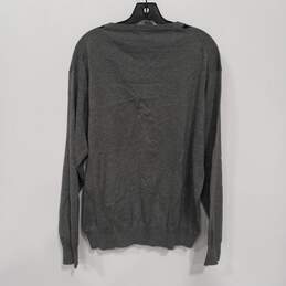 Geoffrey Beene Men's Gray Argyle V-Neck Sweater Size XXL NWT alternative image