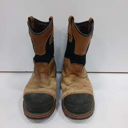 Survivors Men's Brown Leather Work Boots Size 11