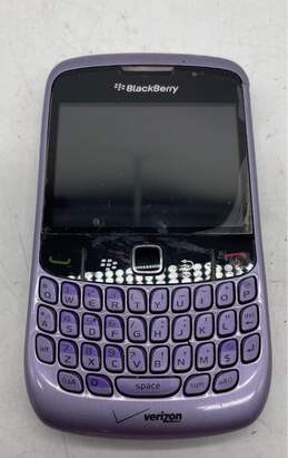BlackBerry Curve 8530 Purple Black 2.46" Screen Cellphone Not Tested Locked