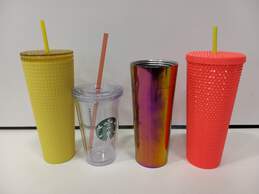 Bundle of 4 Assorted Starbucks Travel Cups