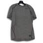 Mens Charcoal Gray Crew Neck Short Sleeve Casual Pullover T-Shirt Size Large image number 1