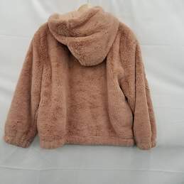French Connection Arabella Faux Fur Hood Jacket NWT Size 12 alternative image