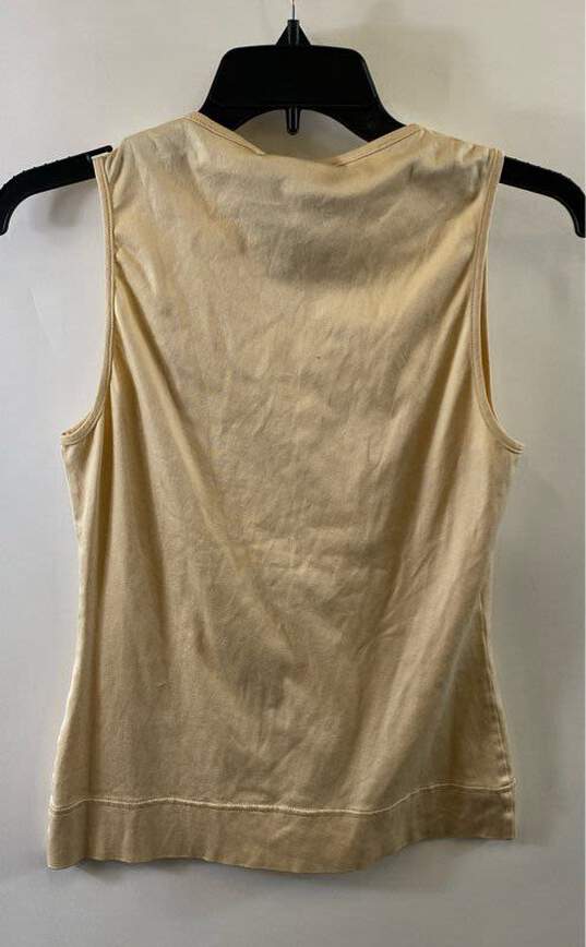 Moschino Beige Tank Top - Size 12 image number 2