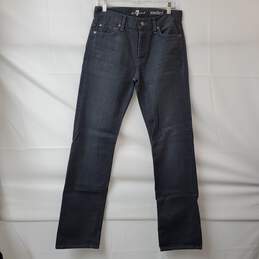 Standard 7 For All Mankind Men's Gray Straight Jeans Pants Size 29