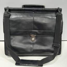 Kenneth Cole Unisex Black Leather  Brief Case