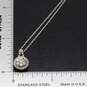 Sterling Silver Diamond Accent Pendant Necklace (18.0in) - 2.5g image number 6